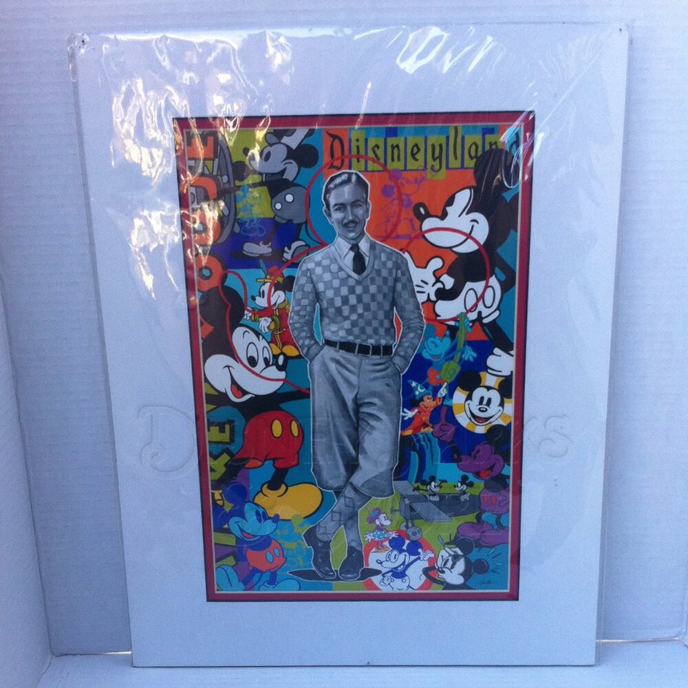 Walt Disney Mickey Mouse Print WonderGround Art Ears Ago John Coulter 2013 D23